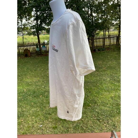 Billabong X Dr. Seuss White T-Shirt XL Christmas Graphic Tee Short Sleeve Cotton - Picture 7 of 8